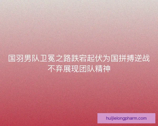 国羽男队卫冕之路跌宕起伏为国拼搏逆战不弃展现团队精神