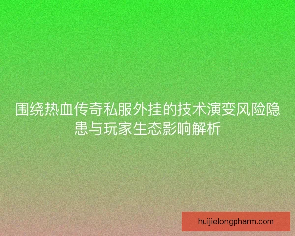 围绕热血传奇私服外挂的技术演变风险隐患与玩家生态影响解析